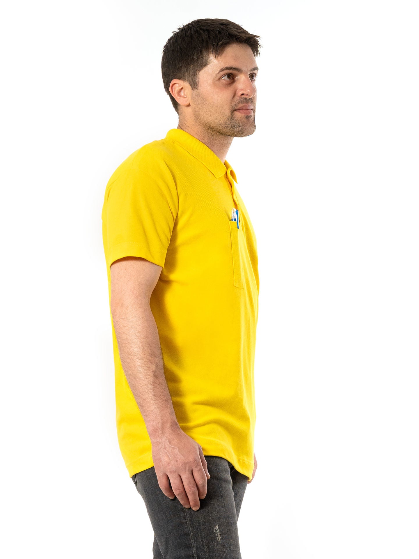 Tricou Polo Bărbați 1048 cu Mânecă Scurtă din Bumbac