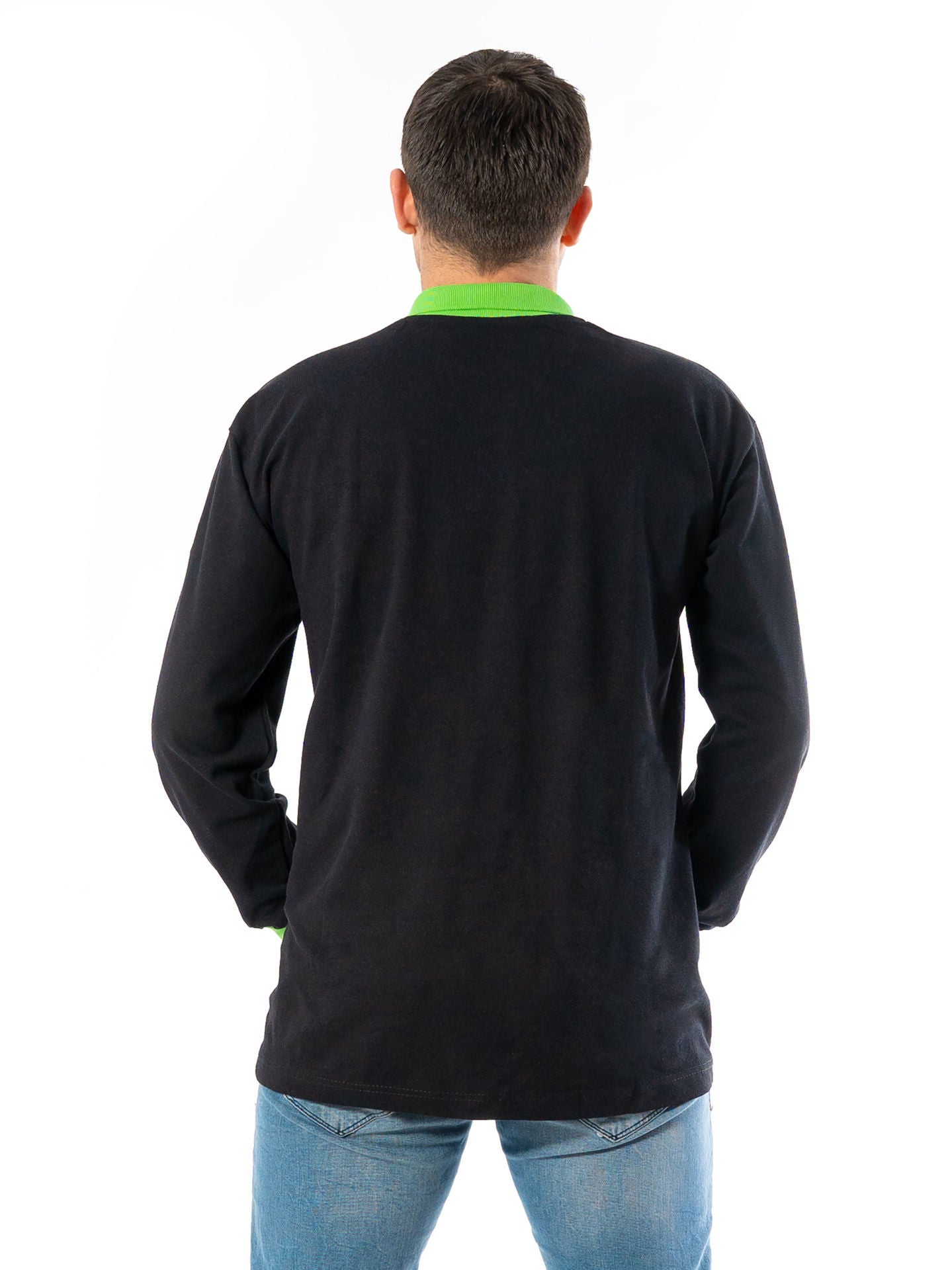 Tricou Polo Bărbați 1046 cu Mânecă Lungă din Bumbac