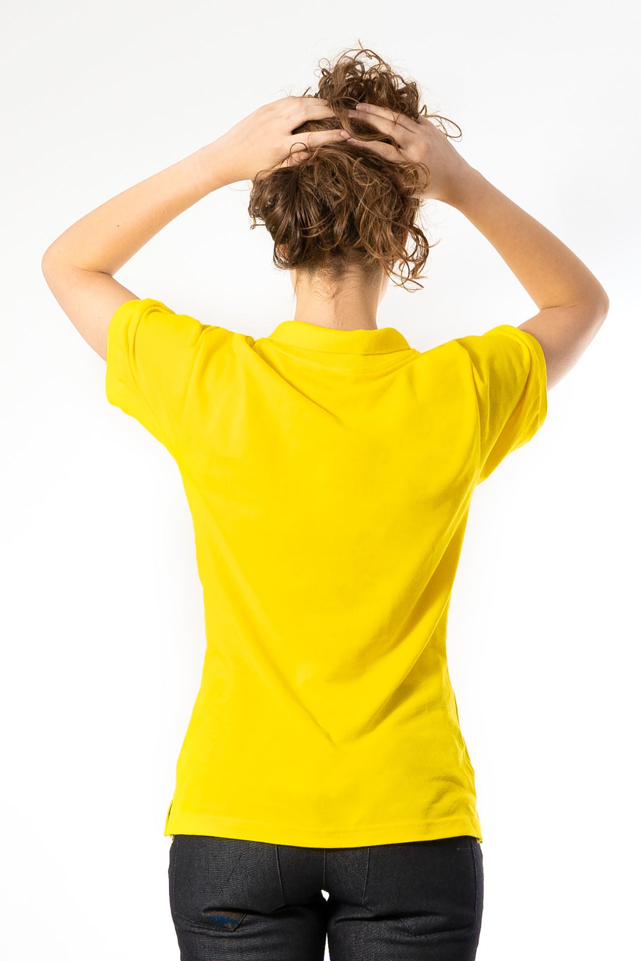 Tricou Polo Damă 1054 cu Mânecă Scurtă din Bumbac