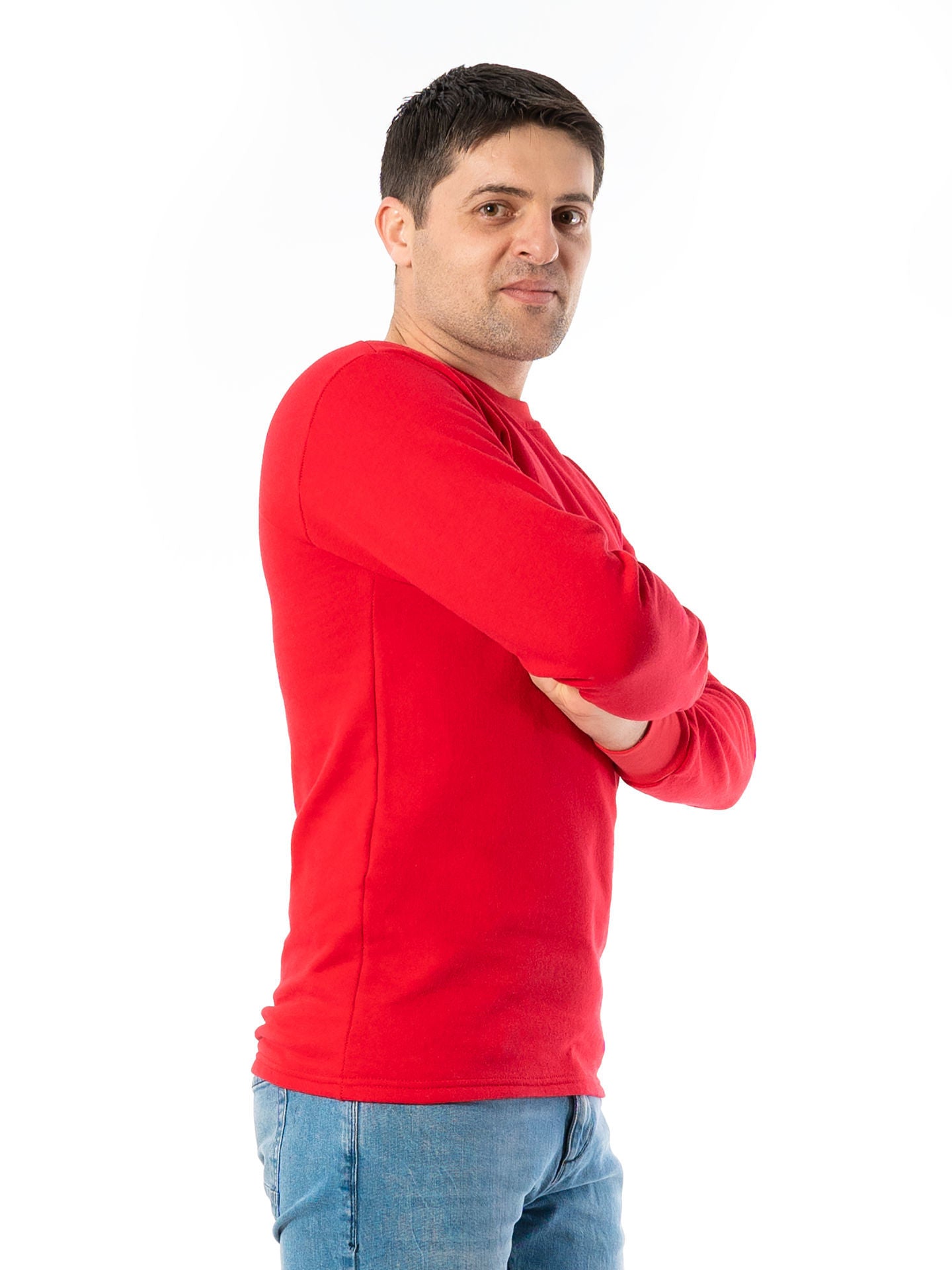 Tricou Polo Bărbați 1061 cu Mânecă Lungă din Bumbac