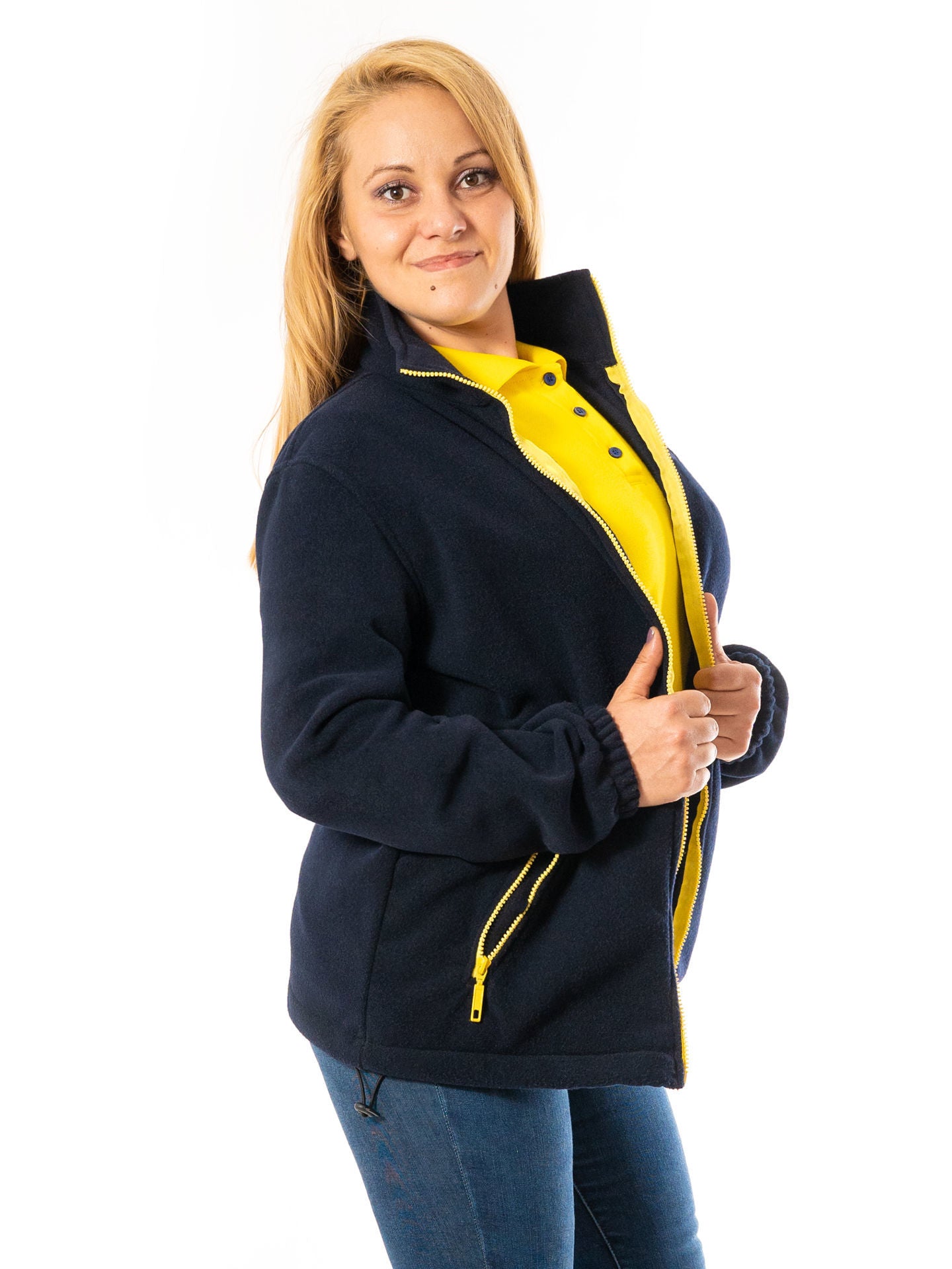 Hanorac Polar Damă 1070 din Fleece Bicolor