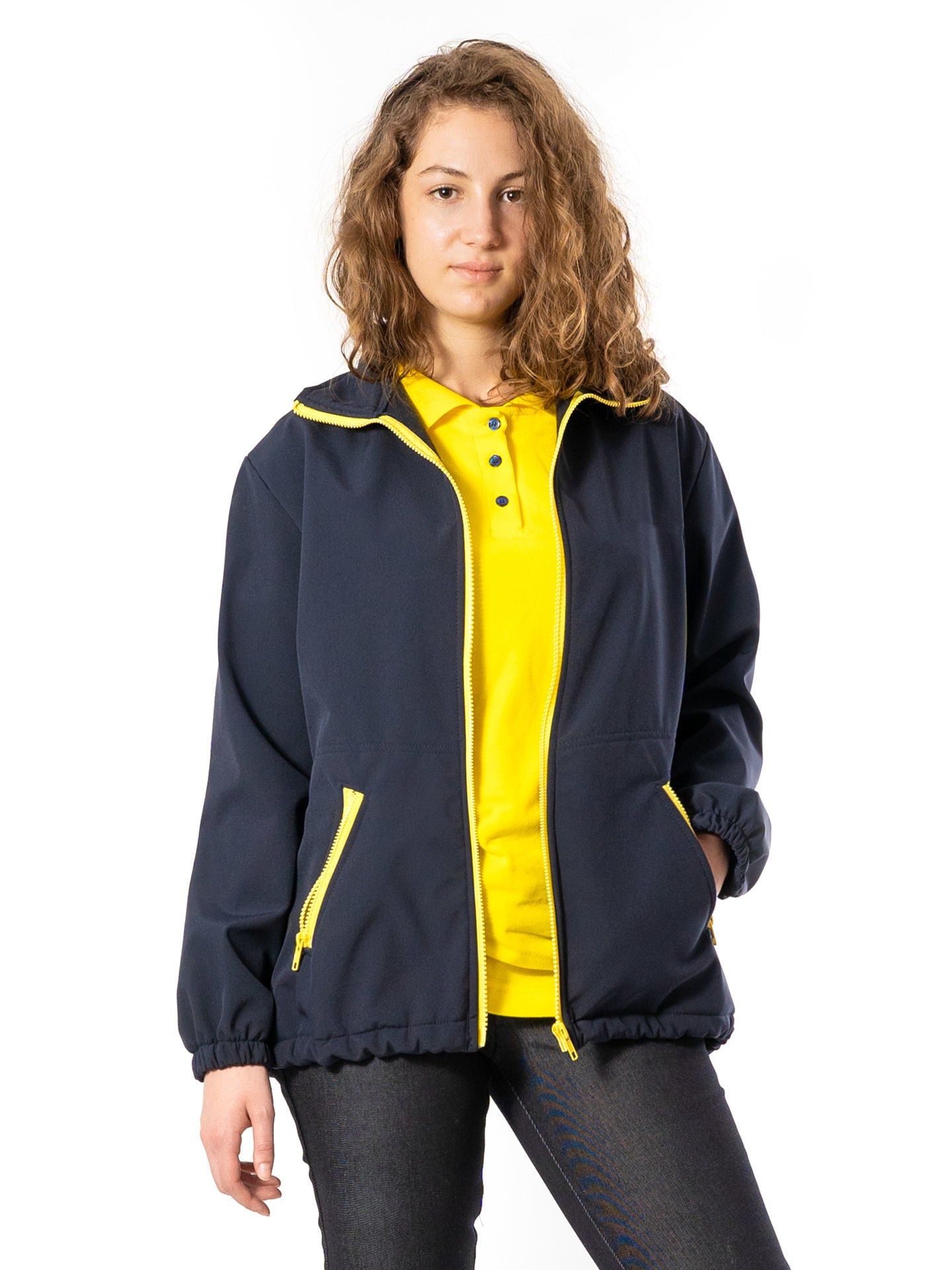 Geacă Unisex 1071 din Softshell Bicoloră