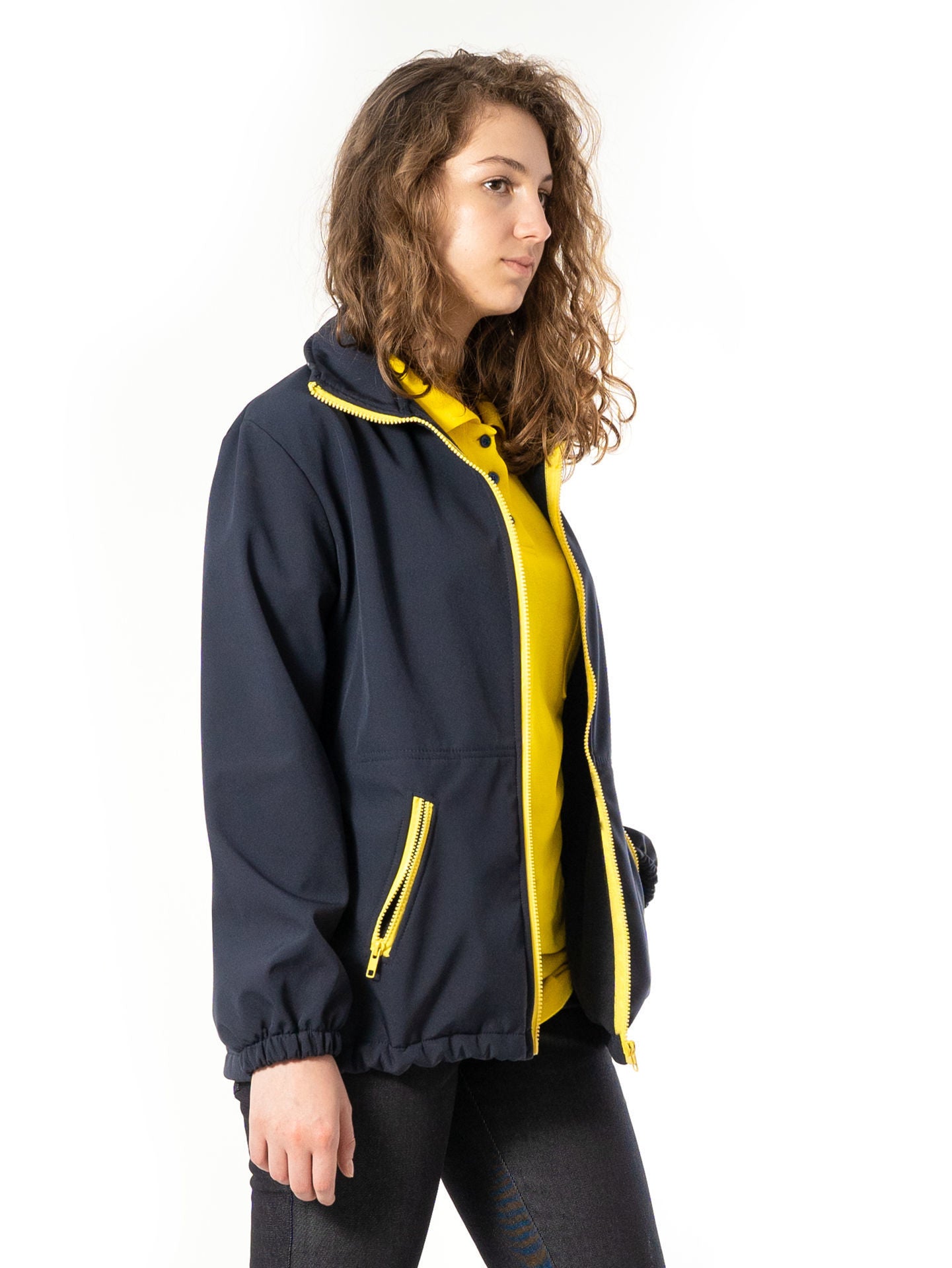 Geacă Unisex 1071 din Softshell Bicoloră