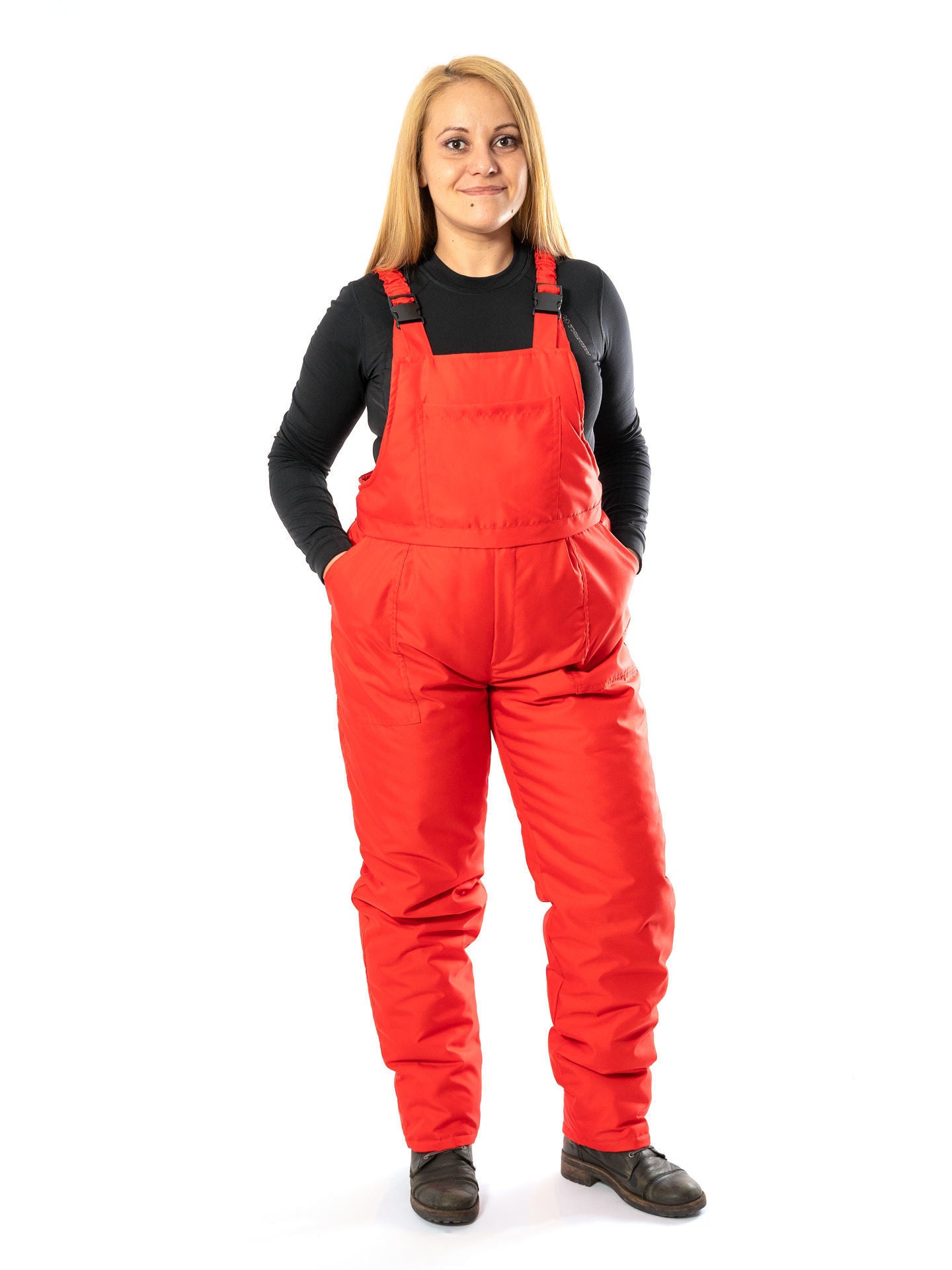 Pantalon cu Pieptar Unisex 1093 Vătuit din Fâș