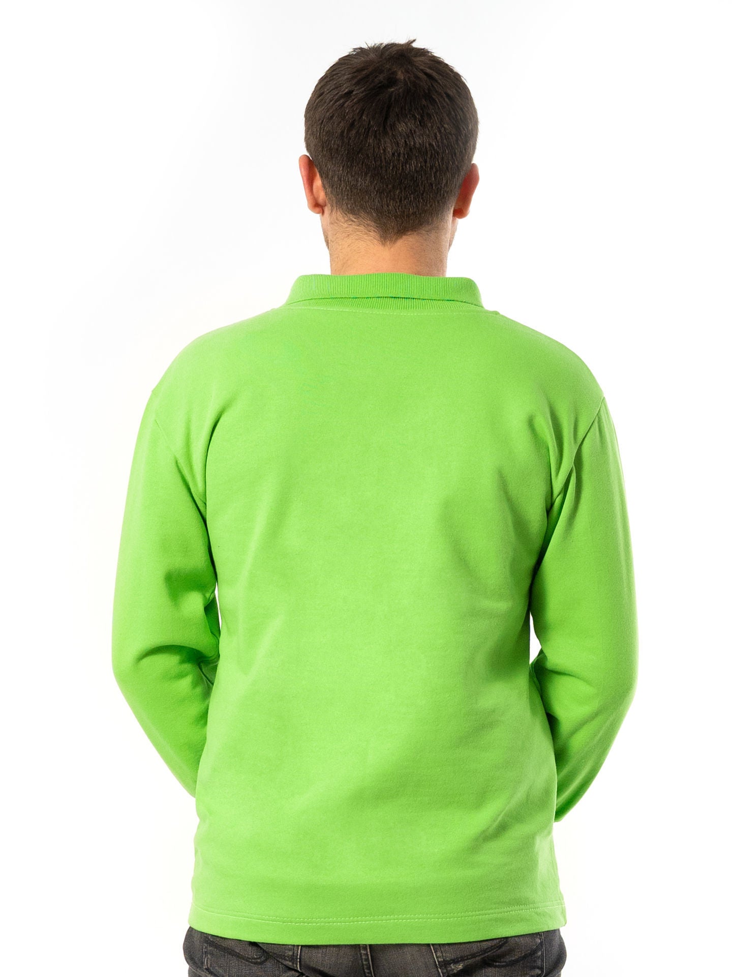 Tricou Polo Bărbați 1050 cu Mânecă Lungă din Bumbac