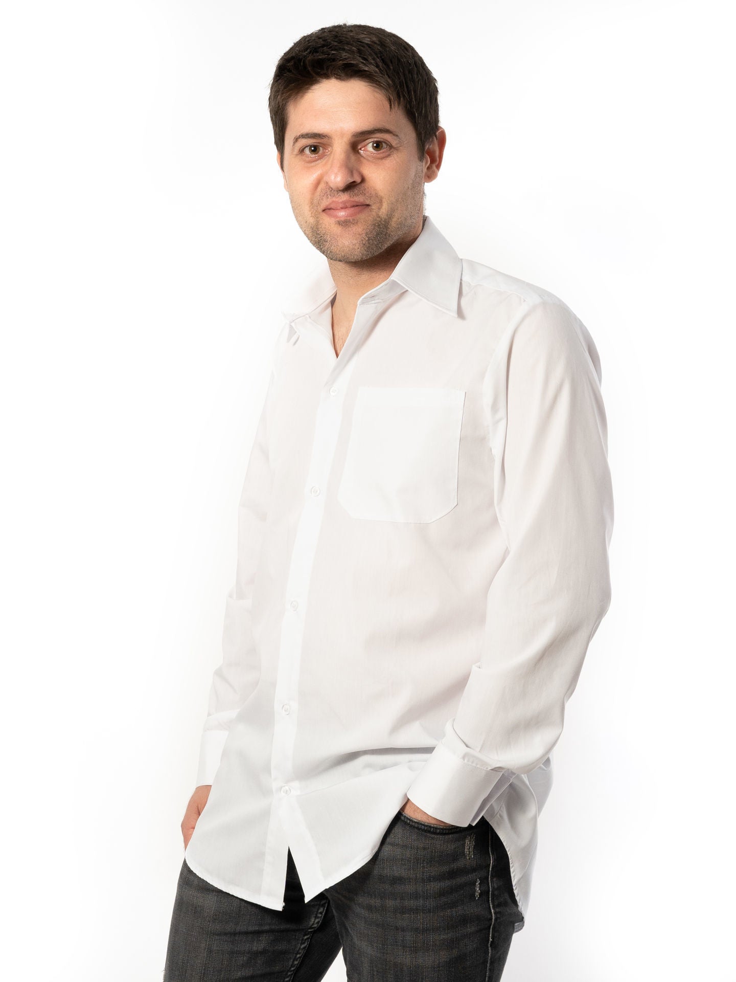 Cămașă Bărbați de Lucru 1122 din Bumbac Poplin