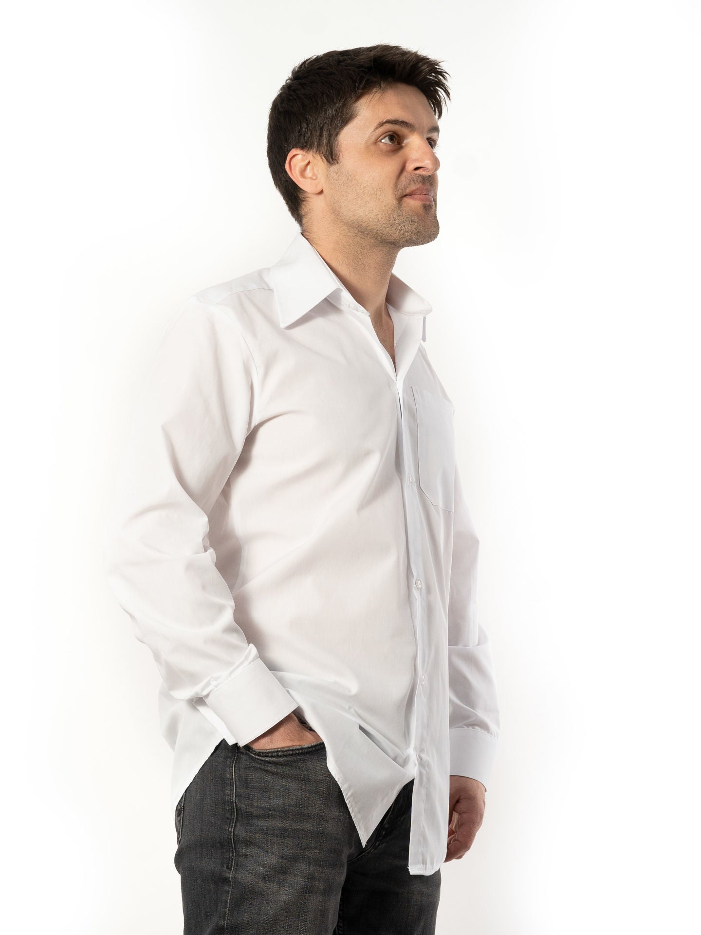 Cămașă Bărbați de Lucru 1122 din Bumbac Poplin