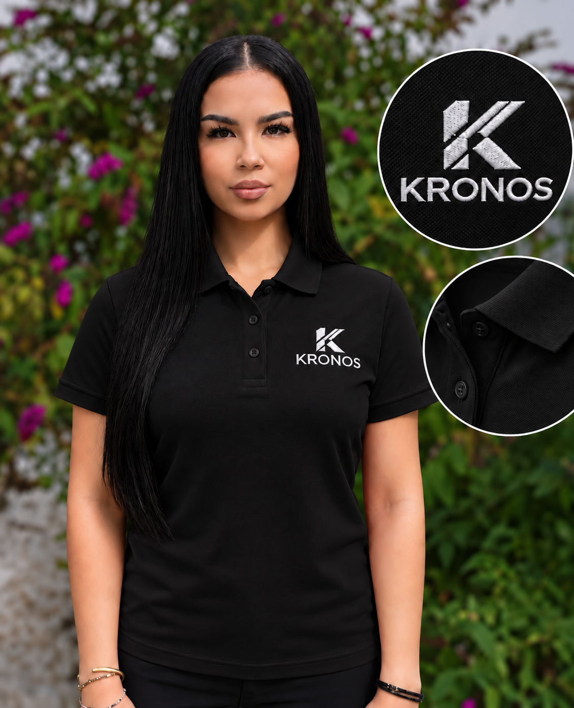 Tricou Polo Damă cu Mânecă Scurtă din Bumbac