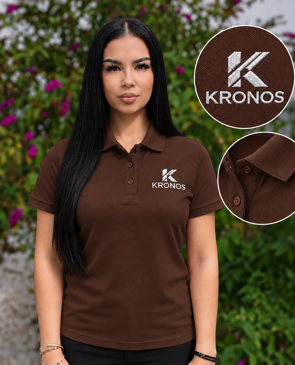 Tricou Polo Damă cu Mânecă Scurtă din Bumbac