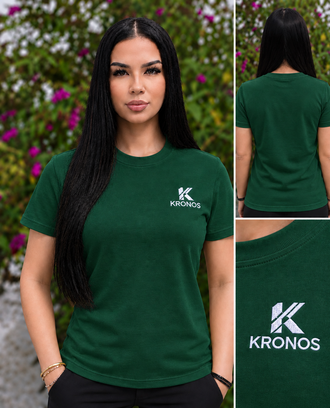 Tricou Damă cu Mânecă Scurtă din Bumbac