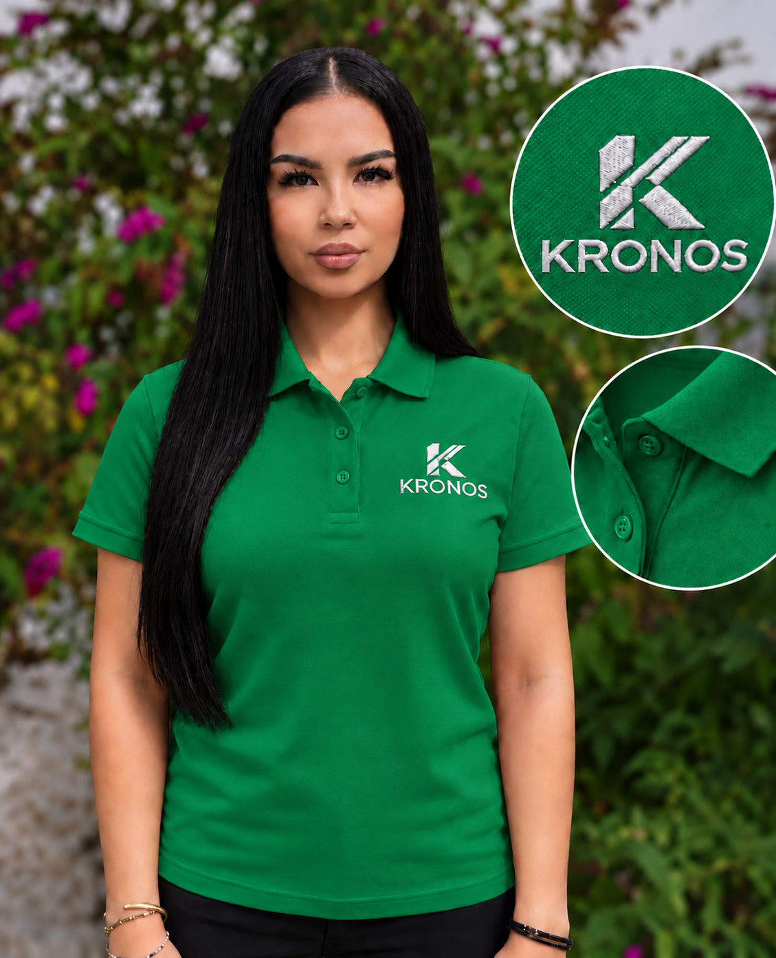 Tricou Polo Damă cu Mânecă Scurtă din Bumbac