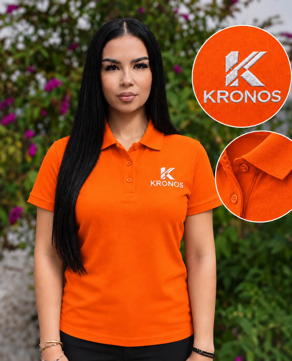 Tricou Polo Damă cu Mânecă Scurtă din Bumbac